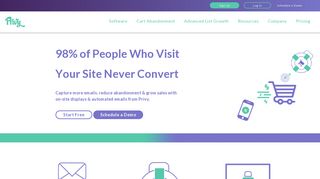 Privy: Grow your email list | Exit Intent Popups and Automated Emails