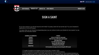 SIGN A SAINT | St Kilda - SaintsMembership.com.au.
