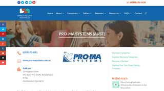 Pro-Ma Systems (Aust) | Direct Selling Australia | DSA