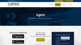 Agent - Capital Premium Financing