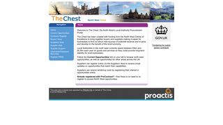 The Chest: North West Procurement Portal