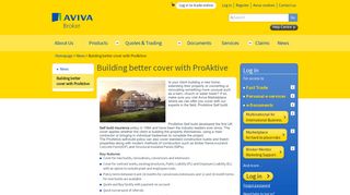 Aviva Broker - Building better cover with ProAktive