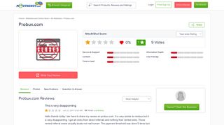 PROBUX.COM - Reviews | online | Ratings | Free - MouthShut.com