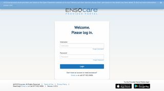 Ensocare Provider Portal