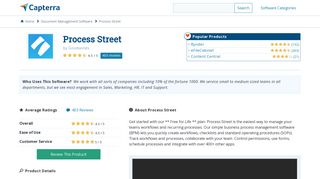 Process Street Reviews and Pricing - 2019 - Capterra