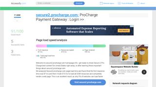 Access secure2.procharge.com. ProCharge Payment Gateway : Login ...