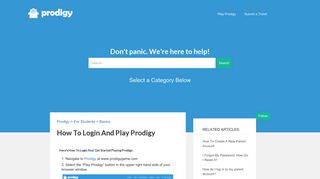 How To Login And Play Prodigy – Prodigy