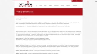 Network Solutions, Inc. » Prodigy Email Issues