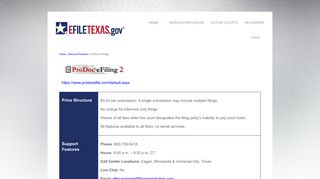 ProDoc eFiling2 | eFileTexas.gov