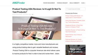Product Testing USA Reviews: Is It Legit Or Not To Test Products ...
