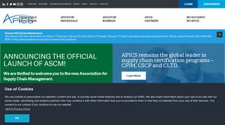 APICS is the association for supply chain management | APICS