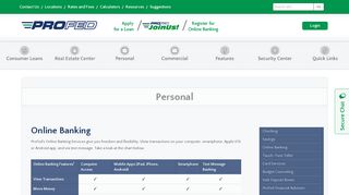Online Banking - ProFed Federal Credit Union