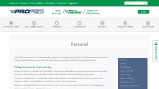 Personal - ProFed Federal Credit Union