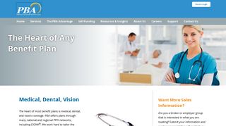 Professional Benefit Administrators - Medical, Dental, and Vision
