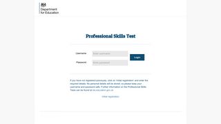 Professional Skills Test