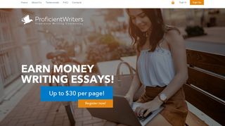 Freelance Academic Writing Jobs Online | Proficientwriters.com