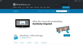WordPress + Office 365 login | WordPress.org