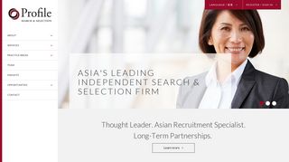Profile Search & Selection: Asia's Leading Independent Search ...