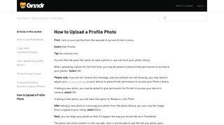How to Upload a Profile Photo – Help Center