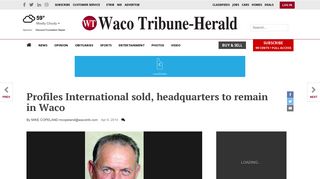 Profiles International sold, headquarters to remain in Waco | Business ...