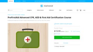 ProFirstAid Advanced CPR, AED & First Aid Certification Course ...