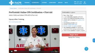 Online CPR Certification Course (BLS Certification) | ProCPR