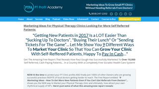 PT Profit Academy - Marketing Ideas To Grow Small PT Clinics Without ...
