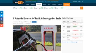 4 Potential Sources Of Profit Advantage For Tesla (NASDAQ: TSLA ...