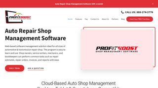 ProfitBoost: Auto Repair Shop Management Software