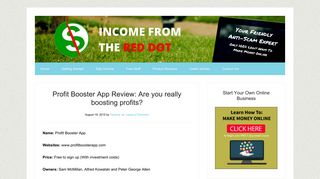 Profit Booster App Review: Are you really boosting profits?