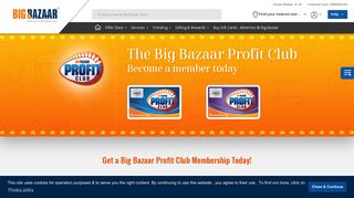 Profit Club Cards - Big Bazaar