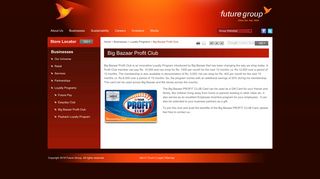 Big Bazaar Profit Club | Future Group