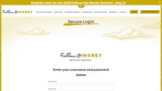 Secure Login - FollowTheMoney.com