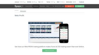 Web Profit Trading Platform | ForexCT