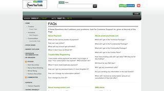 Power Your Trade :: FAQ - Poweryourtrade.com - Moneycontrol