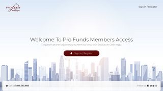 Pro Funds Members Area – Exclusive deals, documents and releases