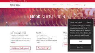 Mood Media North America - Client Login and Support