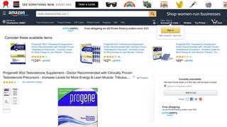 Amazon.com: Progene® 90ct Testosterone Supplement - Doctor ...