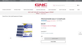 null Progene® Daily Complex | GNC