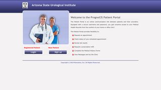 PrognoCIS Patient Portal - Arizona State Urological Institute