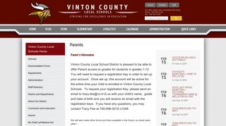Parents - Vinton County Local Schools