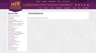 PROGRESSBOOK - Lakewood City School District