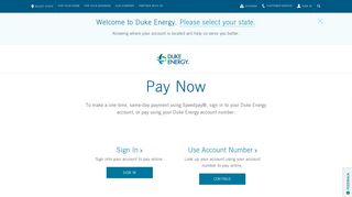 Pay Now - Duke Energy