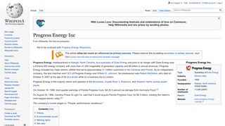 Progress Energy Inc - Wikipedia