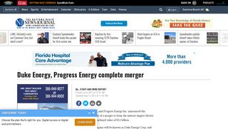 Duke Energy, Progress Energy complete merger