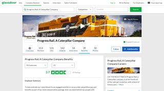 Progress Rail, A Caterpillar Company Employee Benefits and Perks ...
