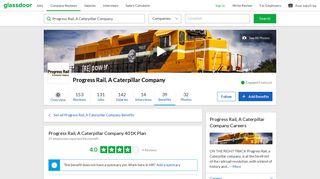 Progress Rail, A Caterpillar Company Employee Benefit: 401K Plan ...