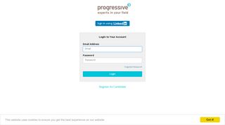 Login to your Account - Progressive Recruitment