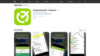 ProgressionLIVE - Dispatch on the App Store - iTunes - Apple