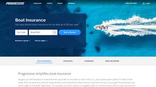 Boat Insurance: Get a Quote Online | Progressive